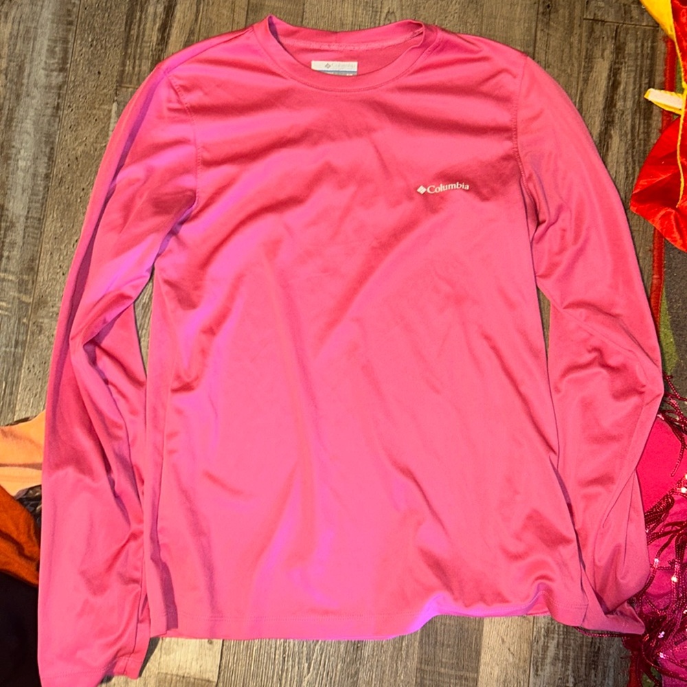 Pink long sleeve Columbia shirt